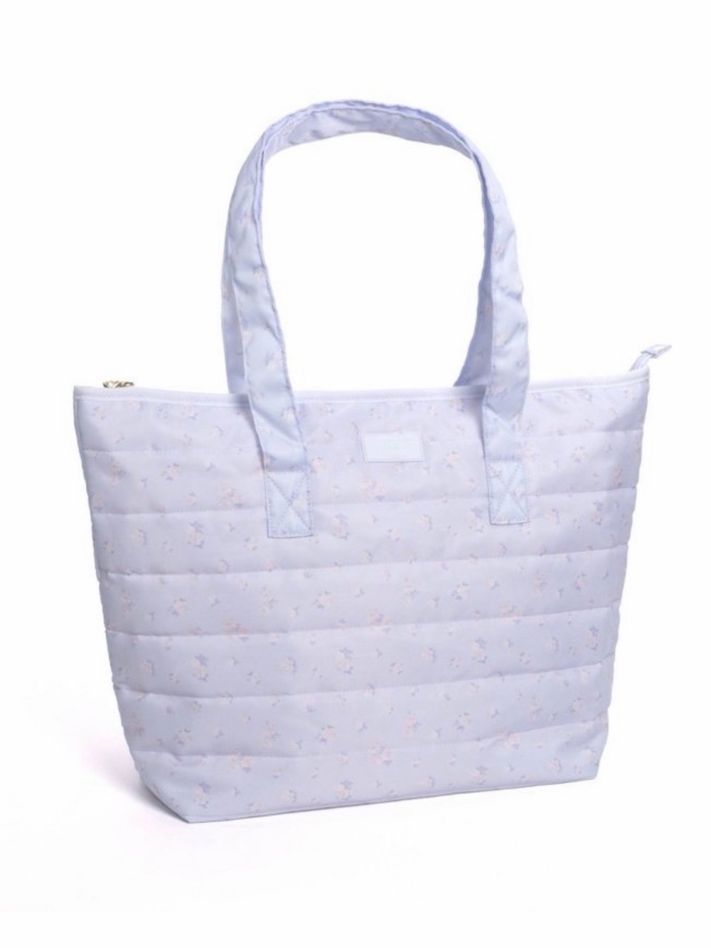 LoveShackFancy x Target Quilted Tote Bag in Breezy Blue
